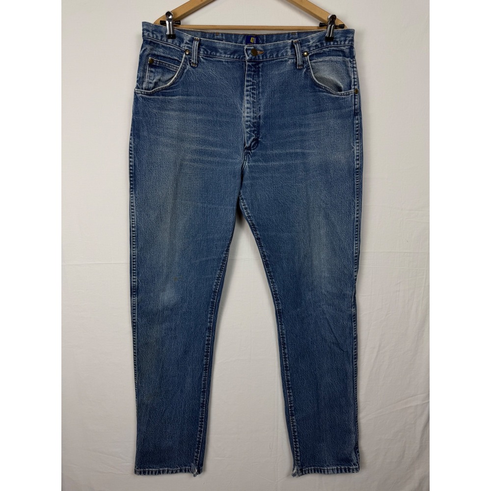 Wrangler 47MWZ Jeans Mens 40x36 Blue Regular Fit Cowboy Cut Denim 47MWZPW‎